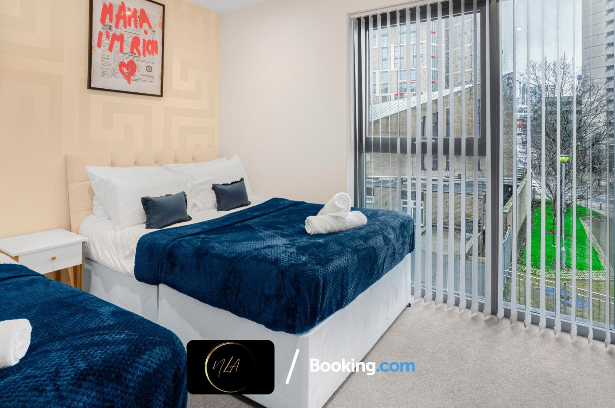 City Centre Apartment With Free Parking, 2 Bathrooms, Netflix And Wifi - Suitable For Contractors And Families - By Noor Luxury Accommodations Birmingham Kültér fotó