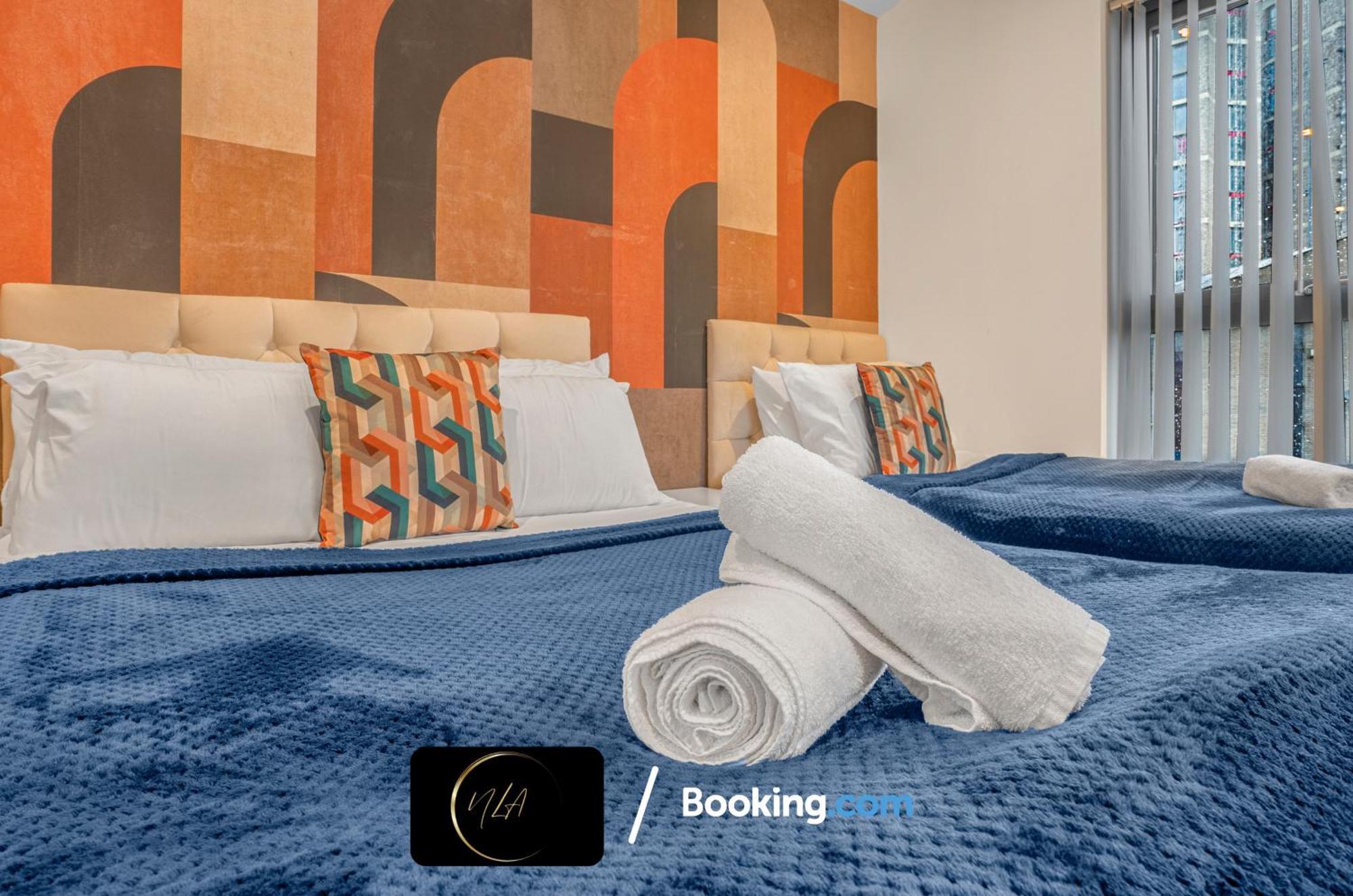 City Centre Apartment With Free Parking, 2 Bathrooms, Netflix And Wifi - Suitable For Contractors And Families - By Noor Luxury Accommodations Birmingham Kültér fotó