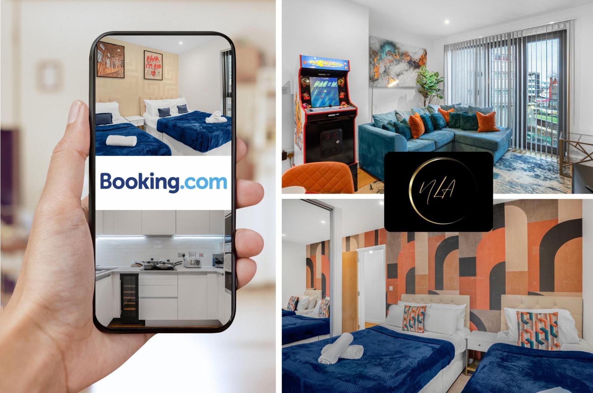 City Centre Apartment With Free Parking, 2 Bathrooms, Netflix And Wifi - Suitable For Contractors And Families - By Noor Luxury Accommodations Birmingham Kültér fotó